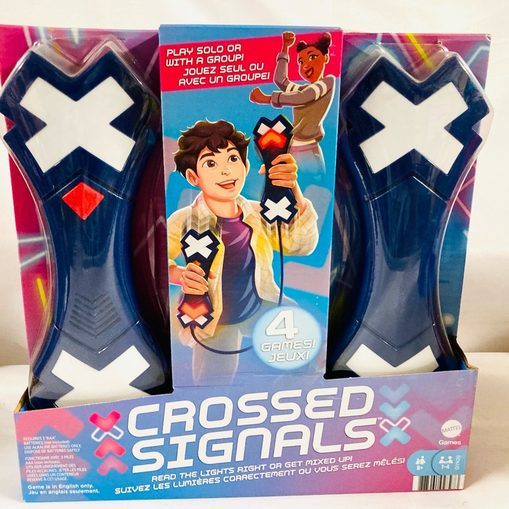 Crossed Signals Handheld Electronic Family Party Game Spin Master New